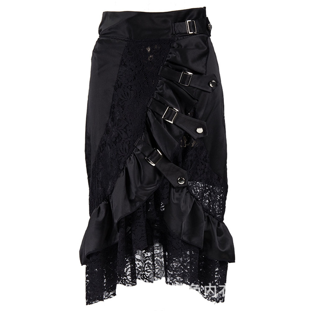 Summer Clothing Drop - Victorian Black Satin & Lace Floral