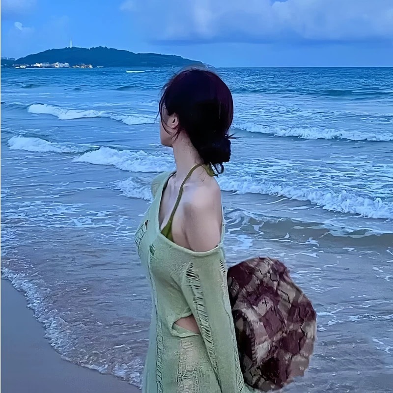 Swim Cover Up Mesh - Sweet Sexy Two Piece Bikini Set