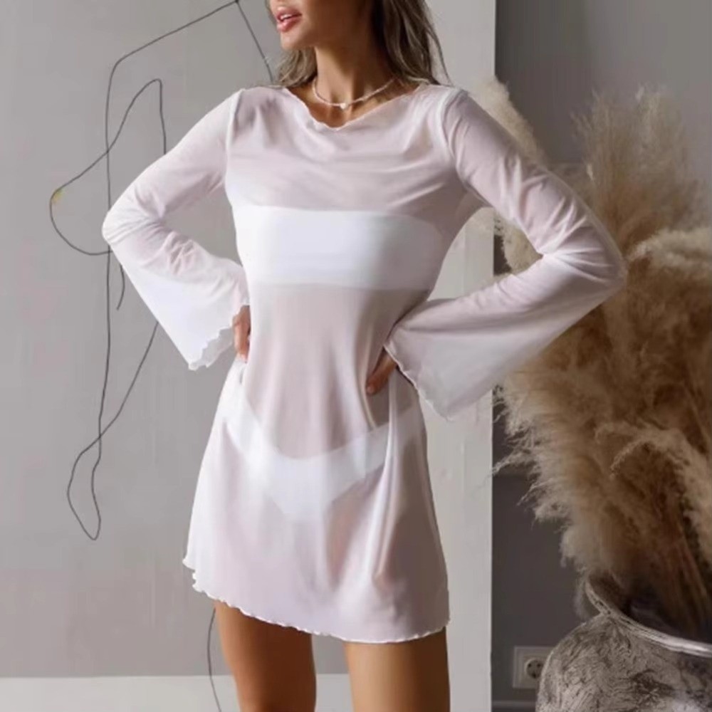 Summer Sheer Mesh Swimsuit Cov - Swim Cover Up Mesh review and price