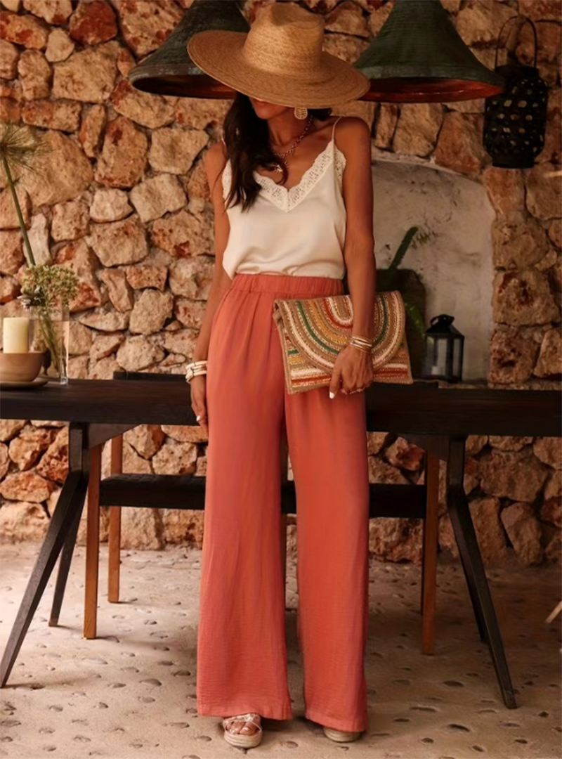 Women's High Waist Paperbag Wa - Palazzo Pant Wide review and price