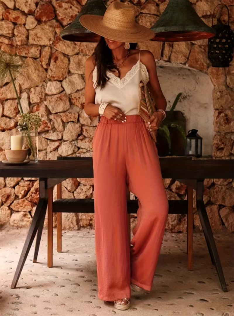 Women's High Waist Paperbag Wa - Palazzo Pant Wide review and price