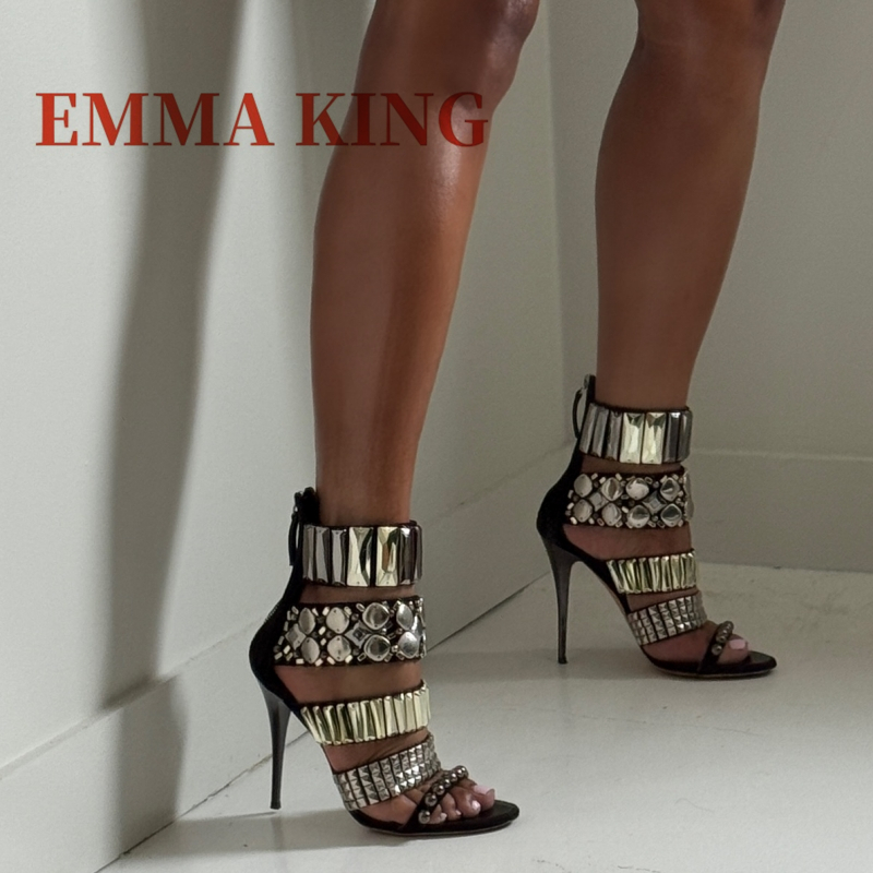Black Embellished Ankle Strap  - Summer Clothing Petite review and price