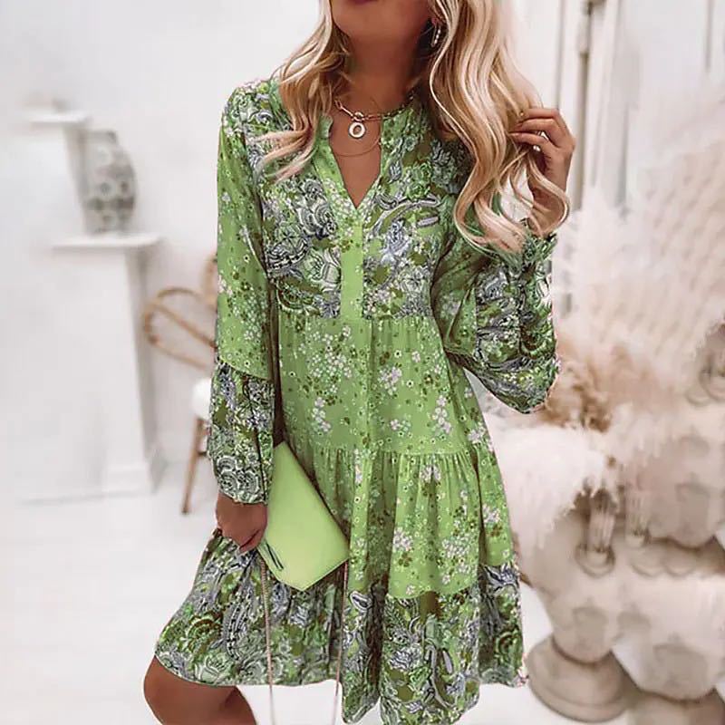 Casual Floral Print Dresses Fo - Summer Clothing Zara review and price