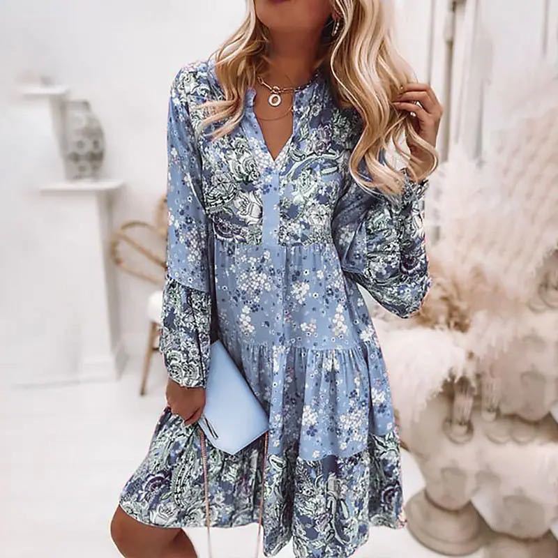 Casual Floral Print Dresses Fo - Summer Clothing Zara review and price