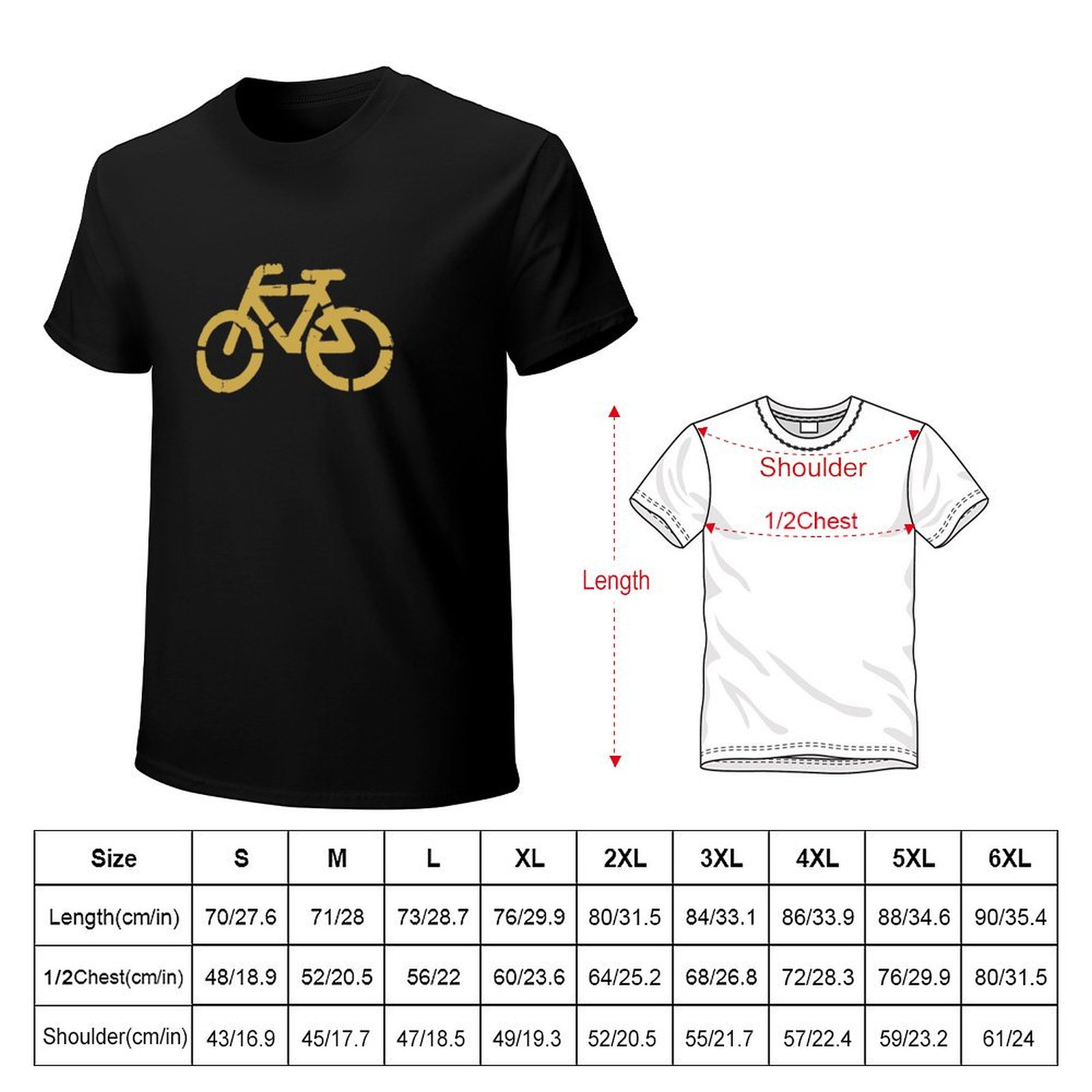 Bicycle traffic sign T-Shirt A - Summer Clothing Aesthetic review and price