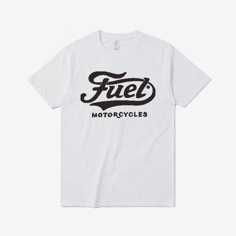 Fuel Label T-shirt Motorcycle  - Summer Clothing Label review and price