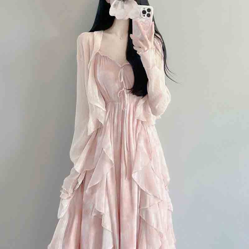 Spring Autumn New Sweet Girls  - Summer Clothing Aesthetic review and price