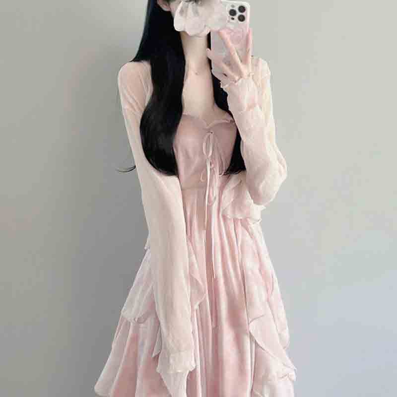 Spring Autumn New Sweet Girls  - Summer Clothing Aesthetic review and price