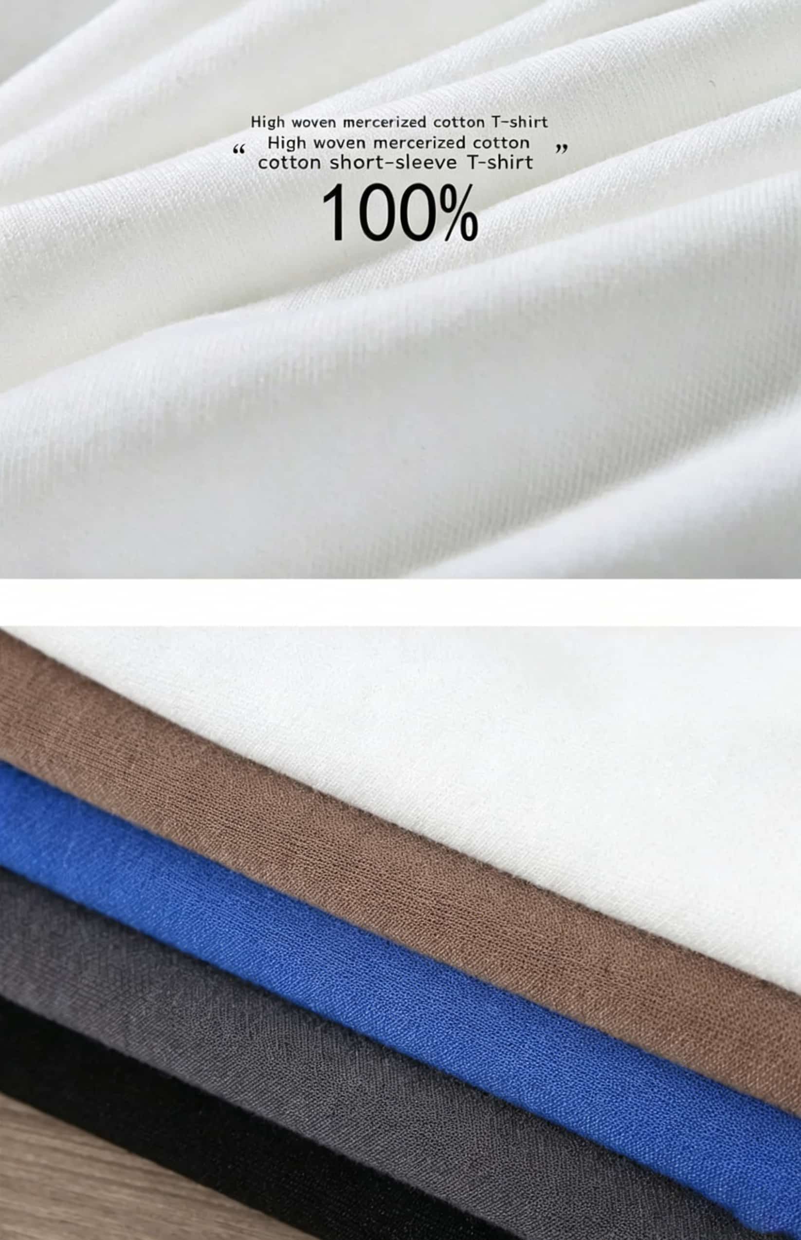 Men's round-neck cotton T-shir - Summer Clothing Label review and price