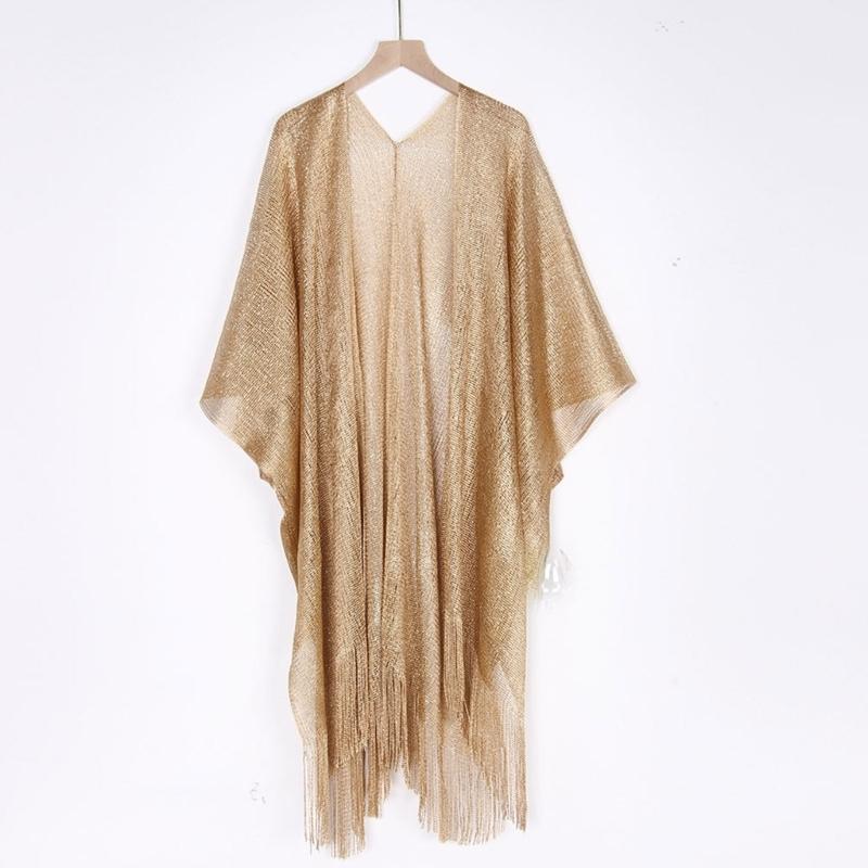 652F Metallic Kimono Beach Bik - Swim Cover Up Mesh review and price