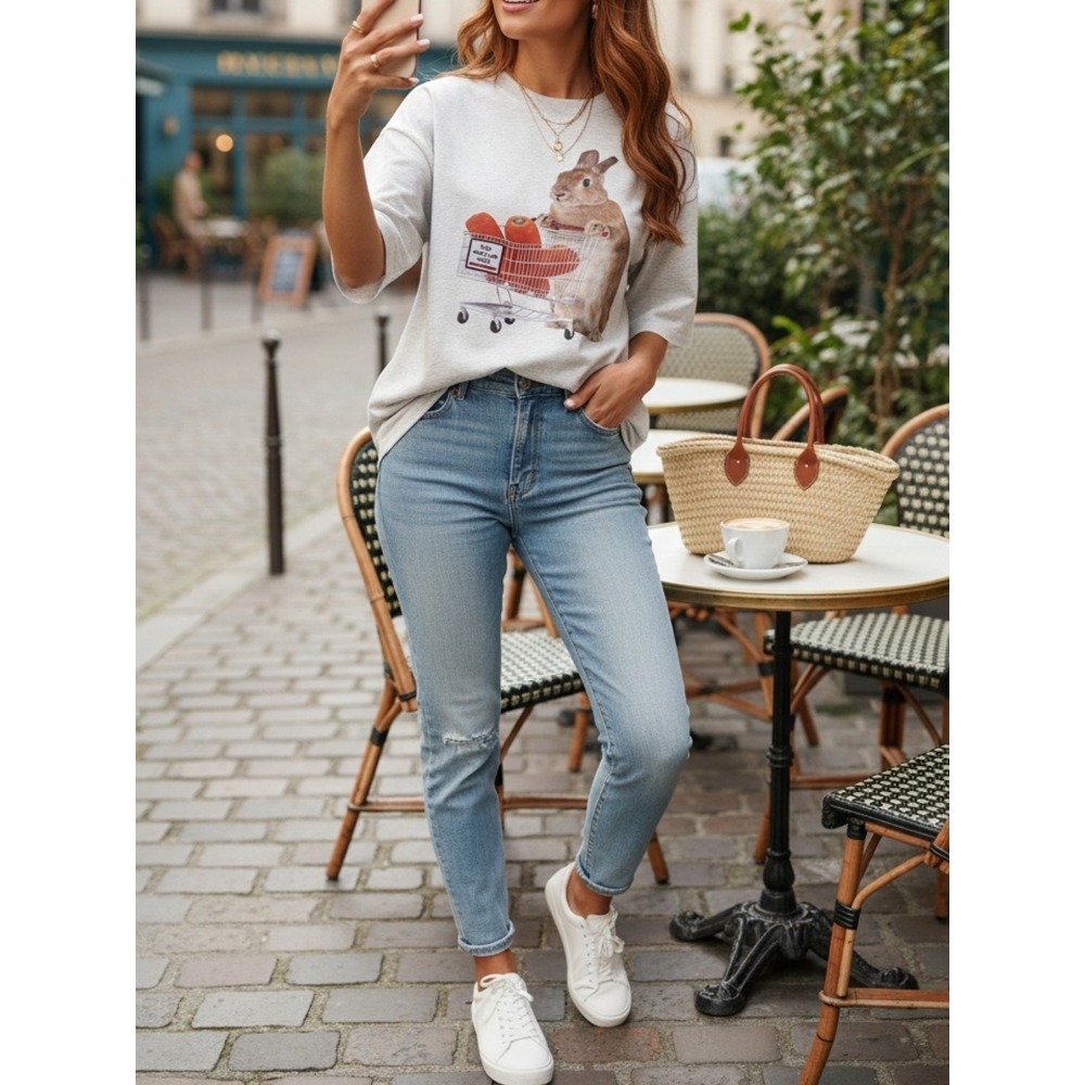 T-Shirt for Women Geometric Pr - Summer Clothing Must Haves review and price