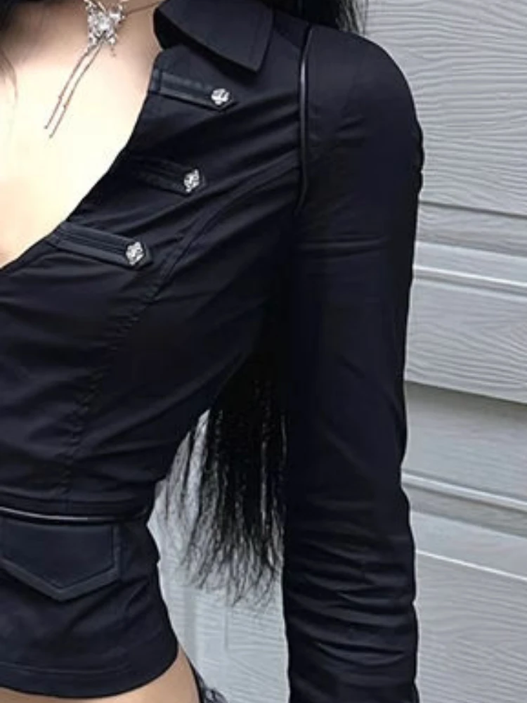 Y2k Aesthetic Women Sexy Blous - Summer Clothing Aesthetic review and price