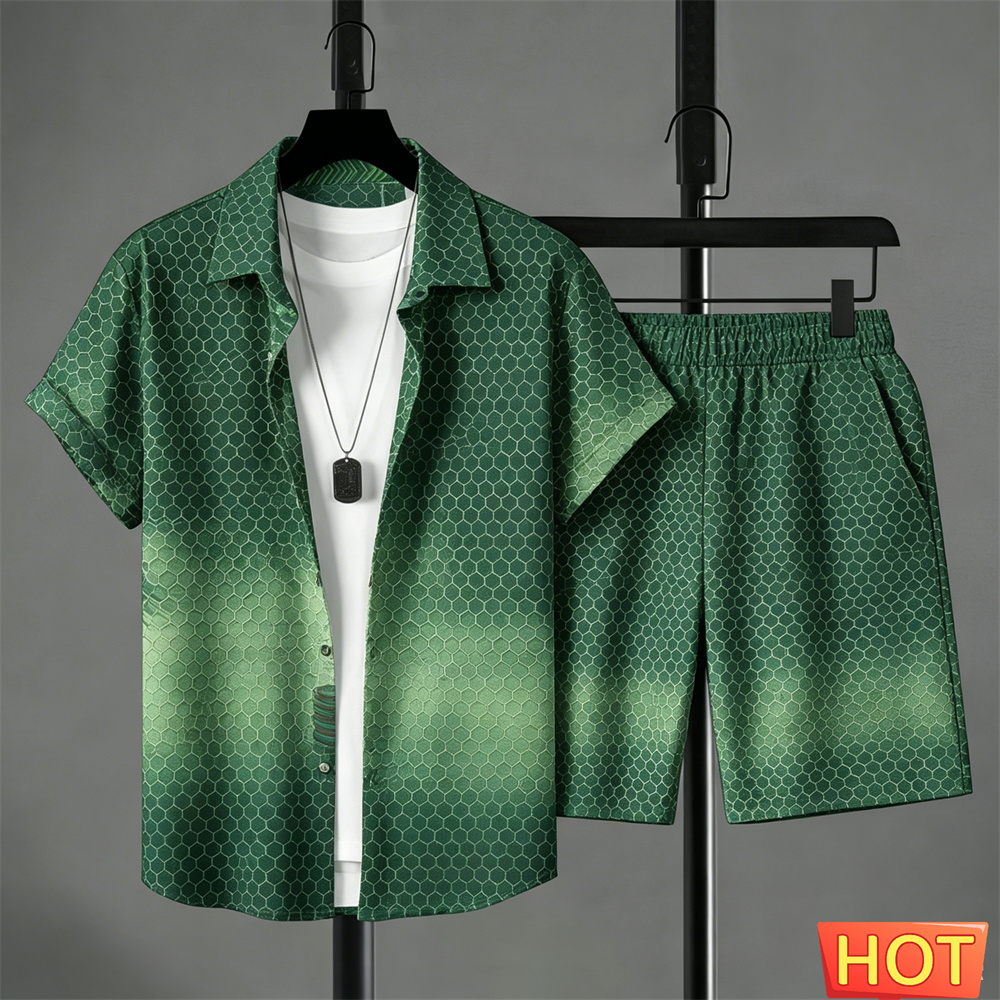 Summer Outfits Man Shirt Set G - Summer Clothing Types review and price