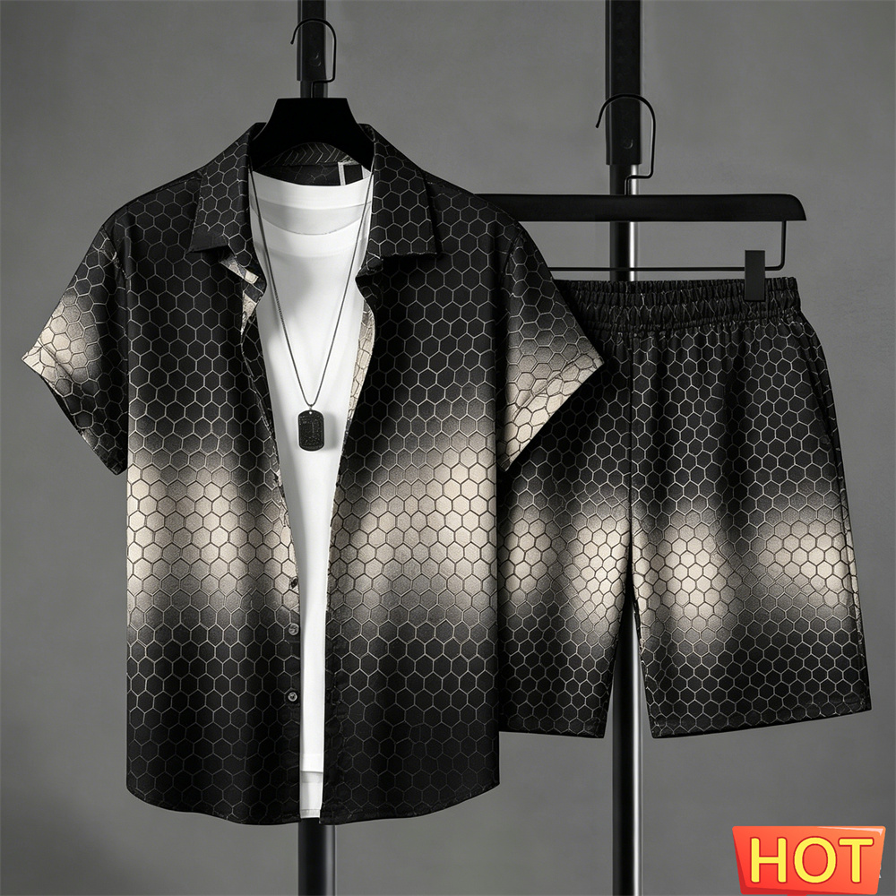Summer Outfits Man Shirt Set G - Summer Clothing Types review and price