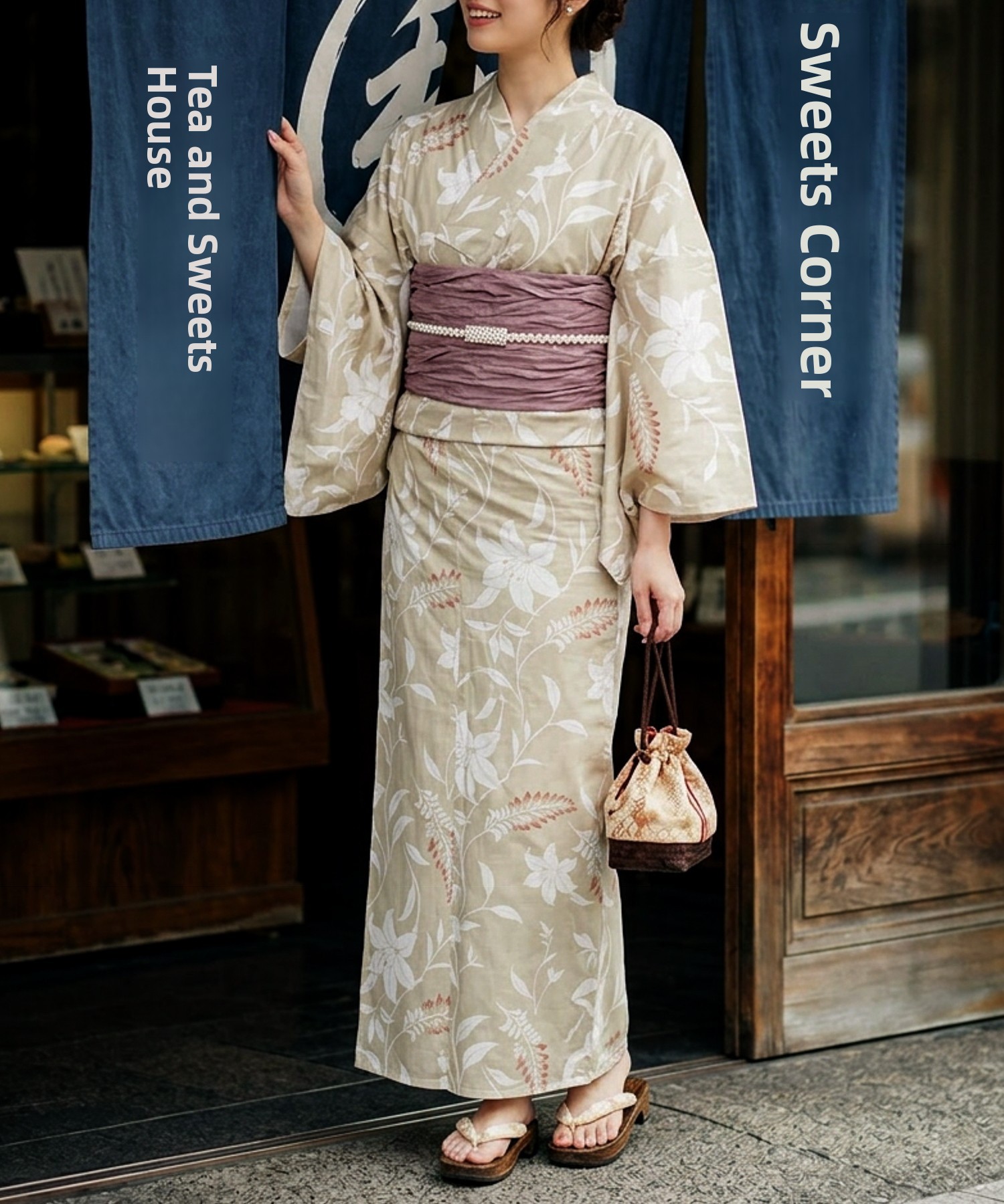 Traditional Yukata Kimono Cott - Summer Clothing Material review and price