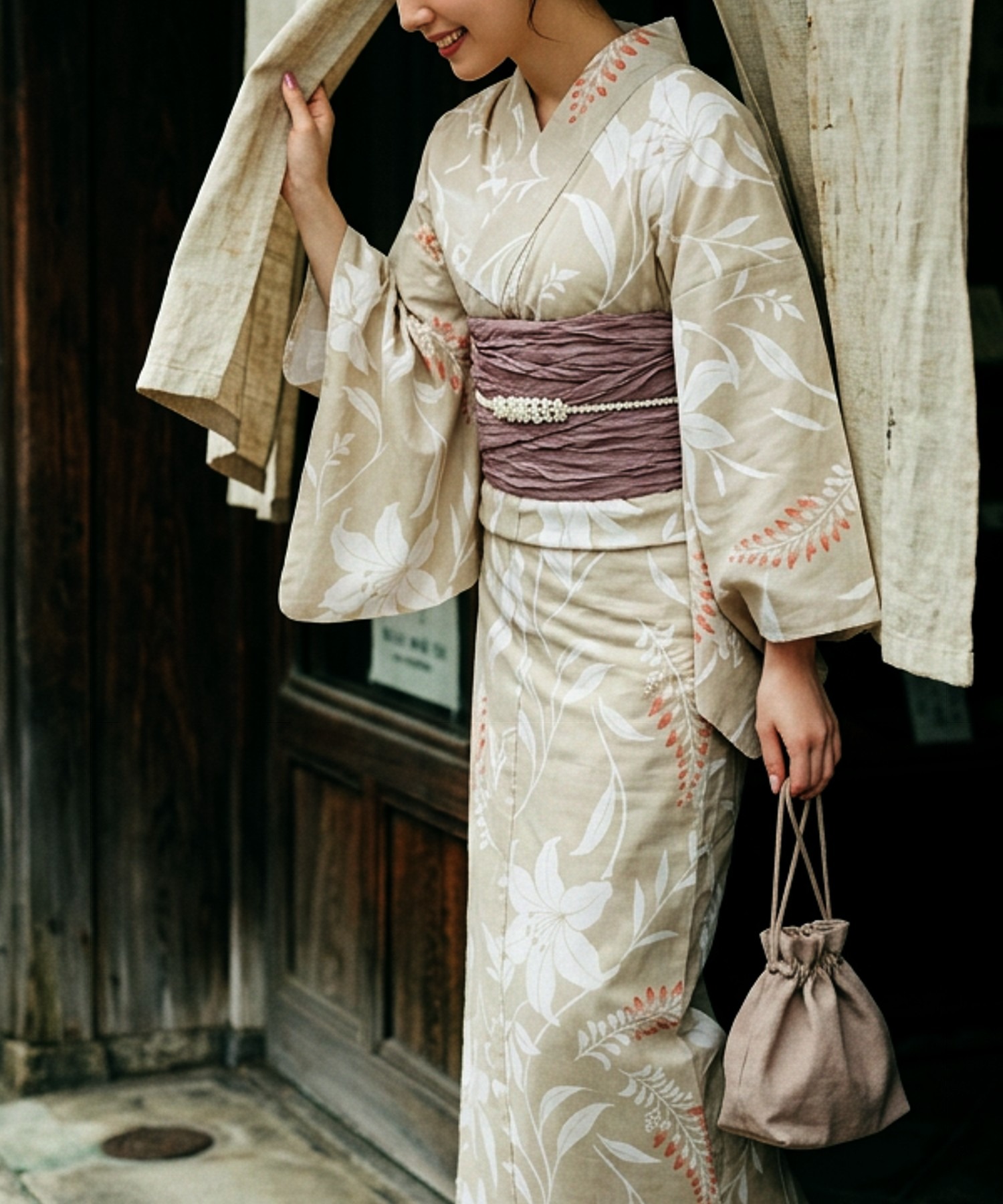 Traditional Yukata Kimono Cott - Summer Clothing Material review and price