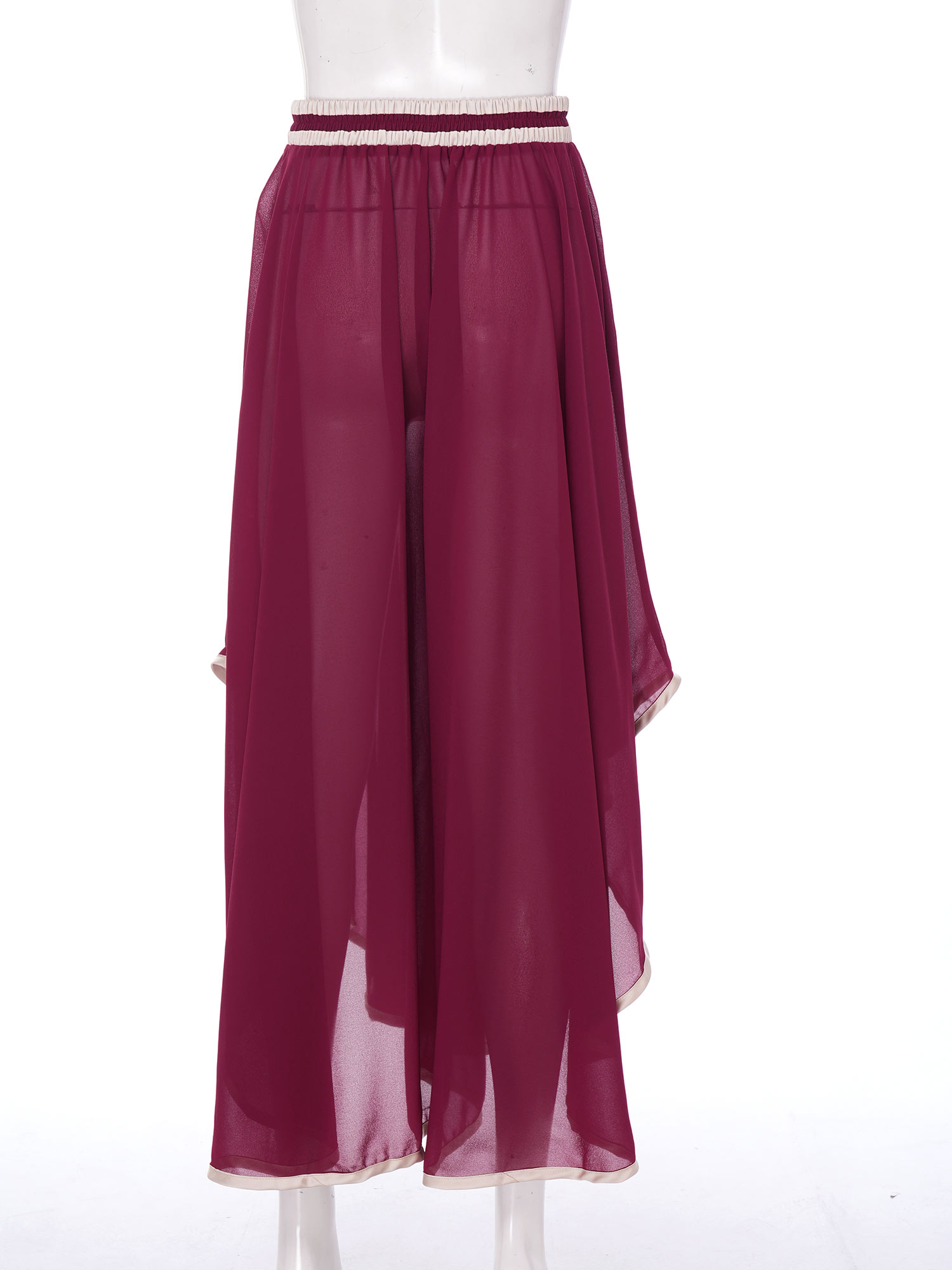 Women Flowy Chiffon Lyrical Da - Palazzo Pant Wide review and price