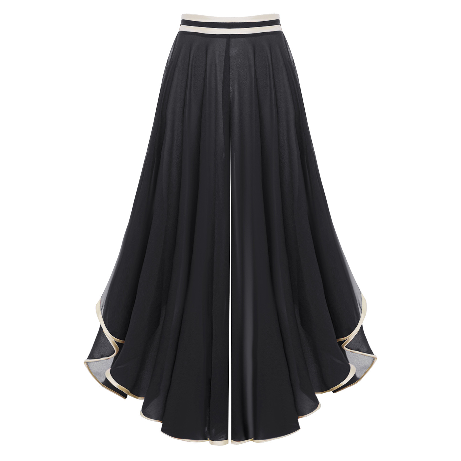 Women Flowy Chiffon Lyrical Da - Palazzo Pant Wide review and price