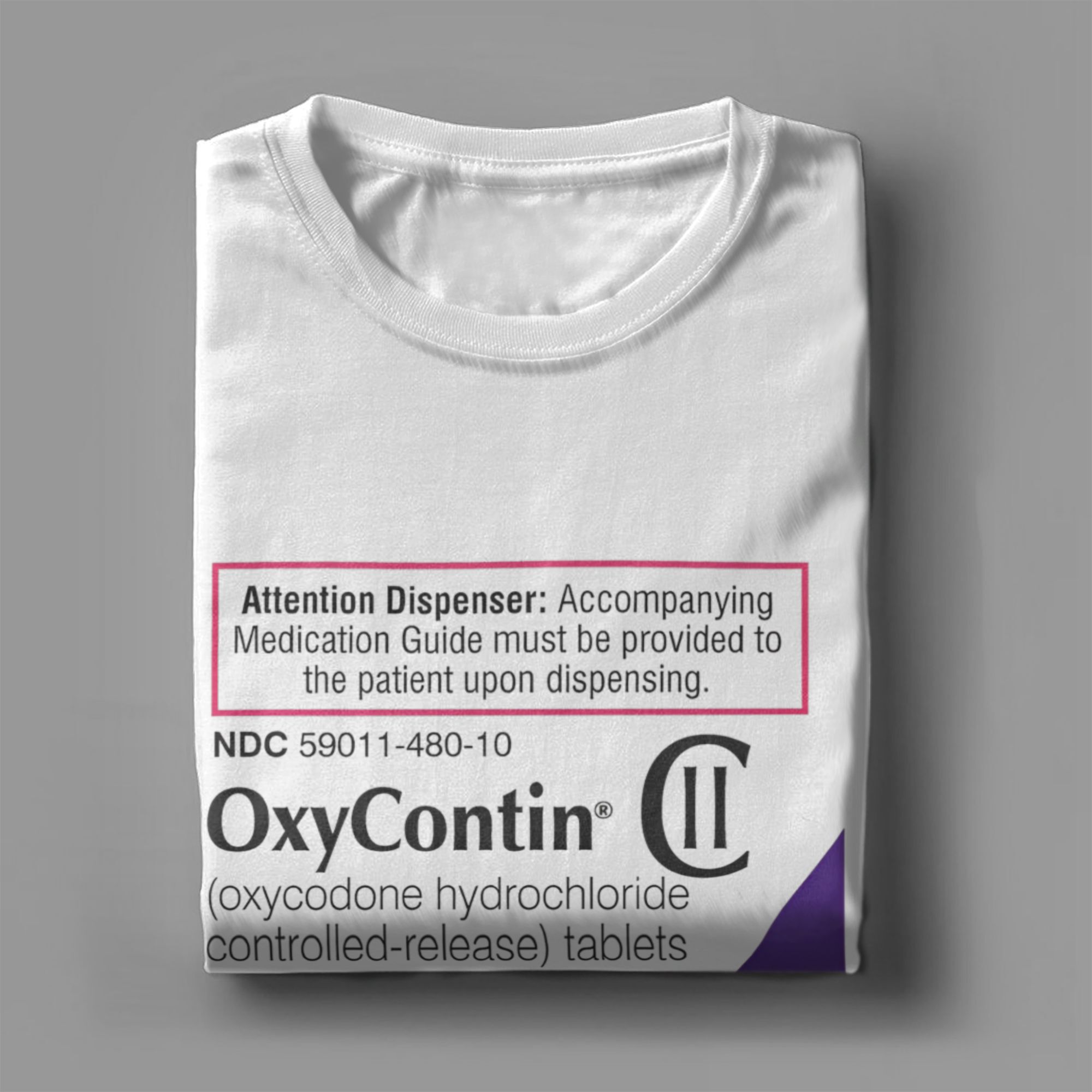 Oxycontin 80mg Label Men's T S - Summer Clothing Label review and price