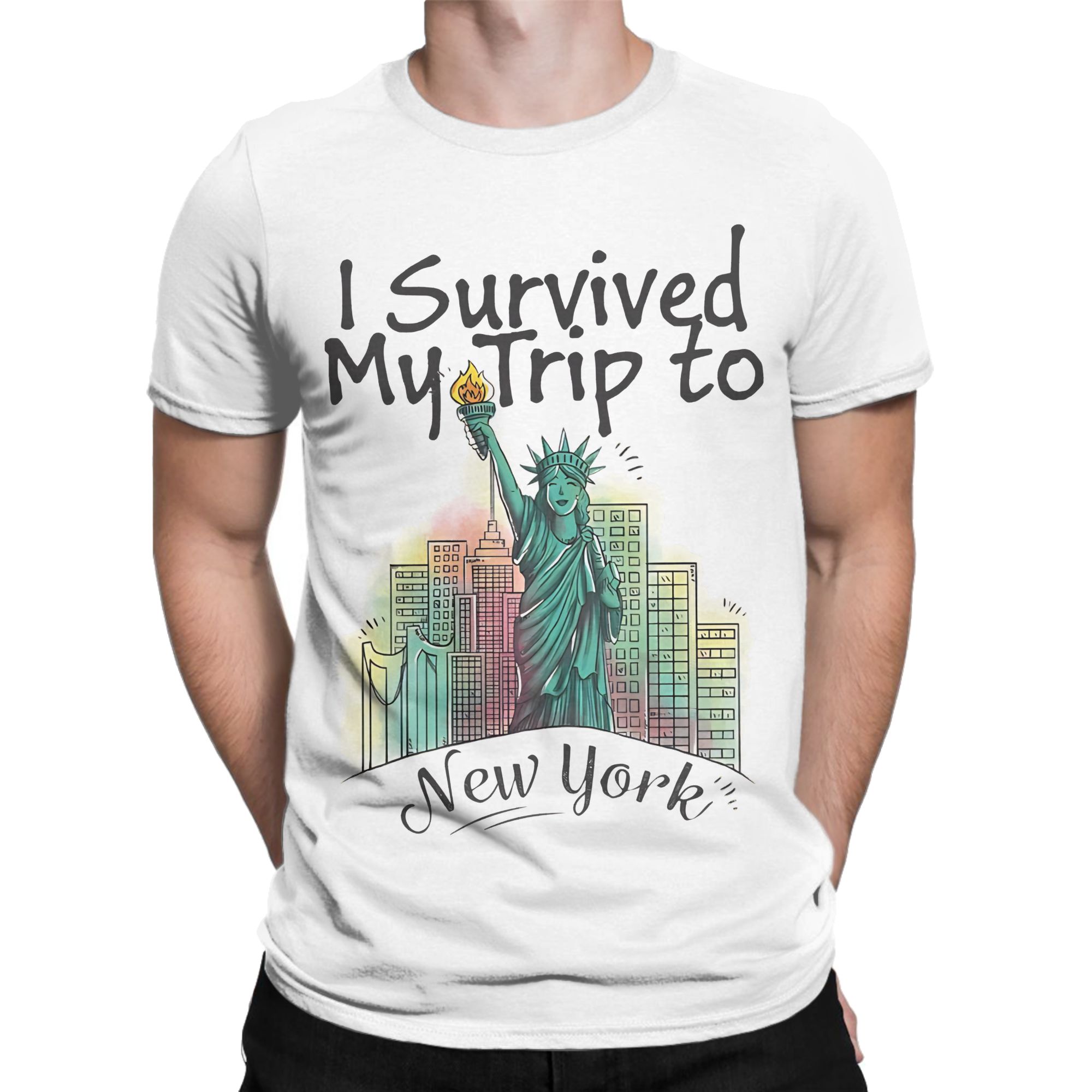 Retro I Survived My Trip To NY - Summer Clothing Nyc review and price