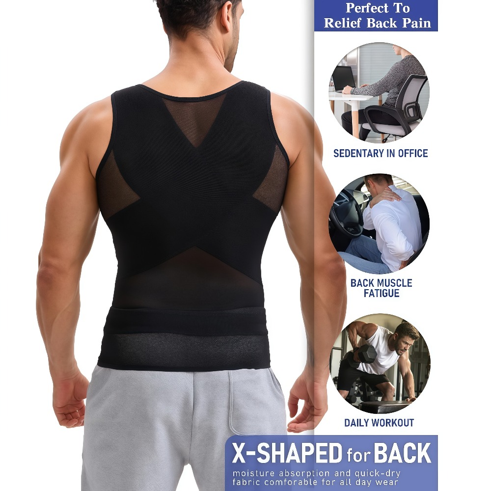 Men's Button Adjustable Shapew - Tank Top Breathable review and price