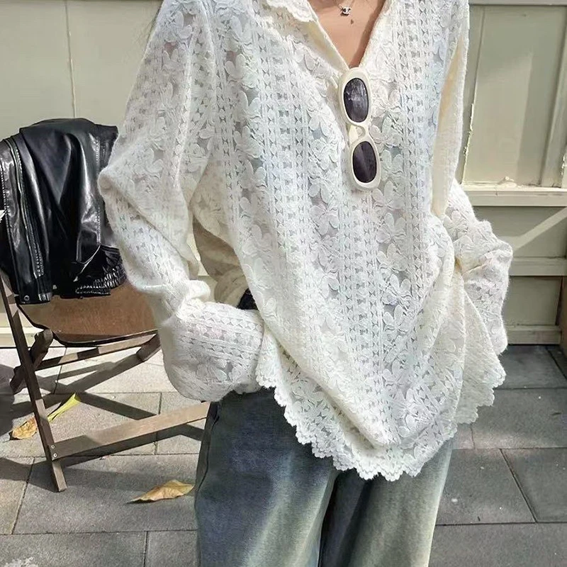 Y2K Lace Hooded Shirts Women S - Summer Clothing Aesthetic review and price
