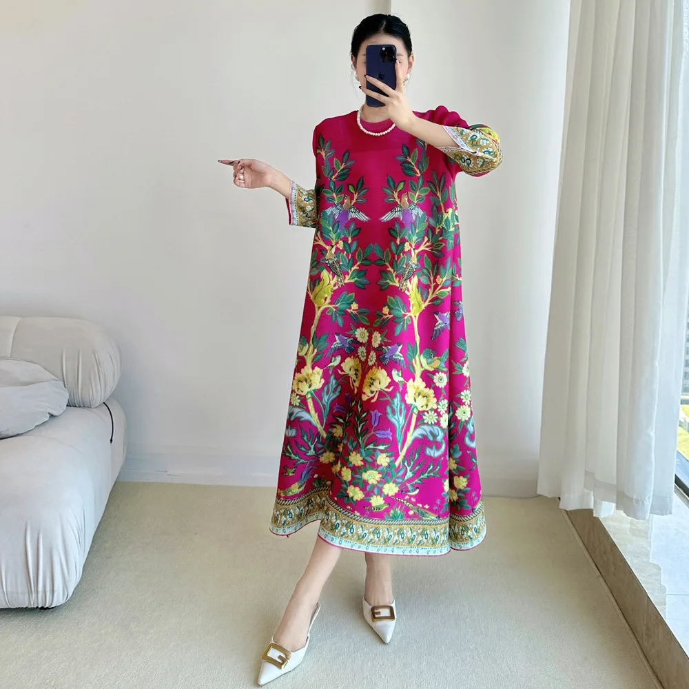 Miyake Vintage Print Dress Sev - Summer 2025 Clothing Essentials review and price