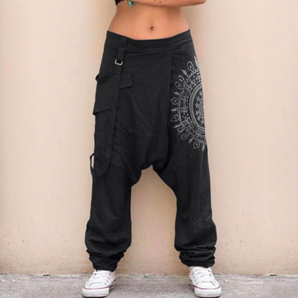 Retro Printed Women Loose Pant - Summer Clothing Drop review and price