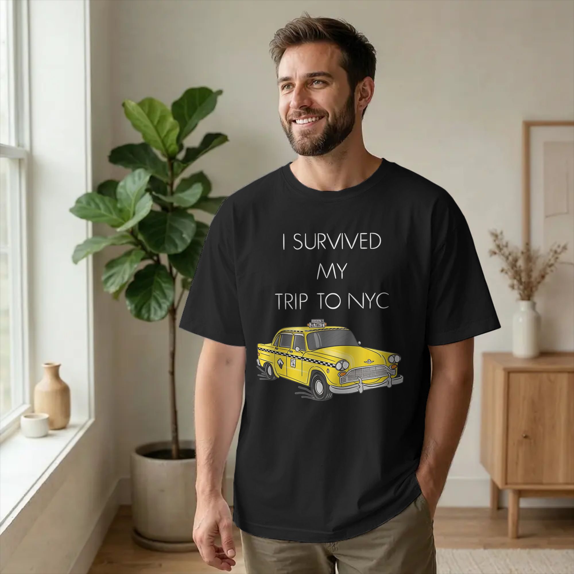 Vintage I Survived My Trip To  - Summer Clothing Nyc review and price