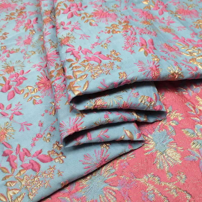 Bronzing Jacquard Brocade Poly - Summer Clothing Material review and price