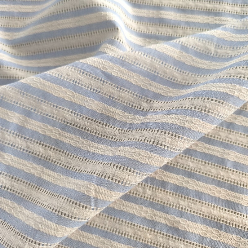 Korean Style Striped Openwork  - Summer Clothing Material review and price