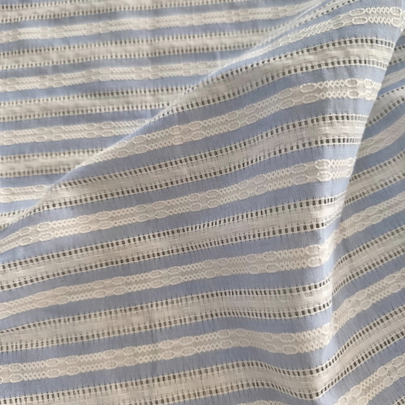 Korean Style Striped Openwork  - Summer Clothing Material review and price