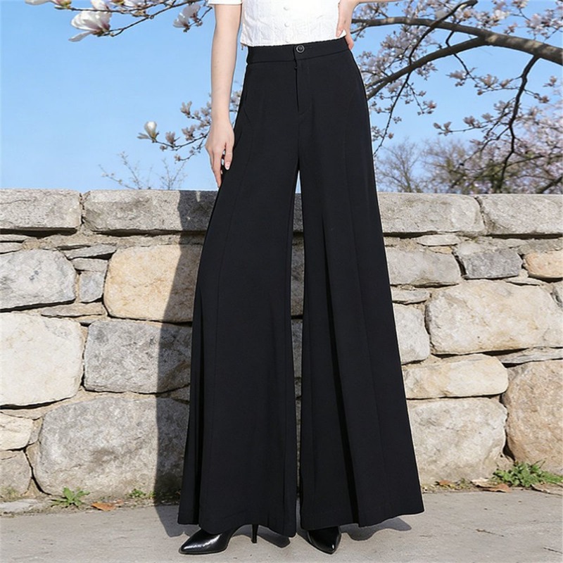 Women's High Waist Ice Silk Wi - Palazzo Pant Wide review and price