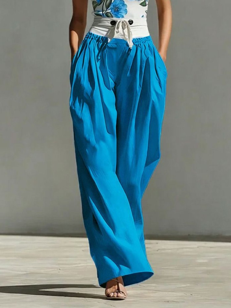 Yeezzi Women's Fashion Patchwo - Palazzo Pant Wide review and price