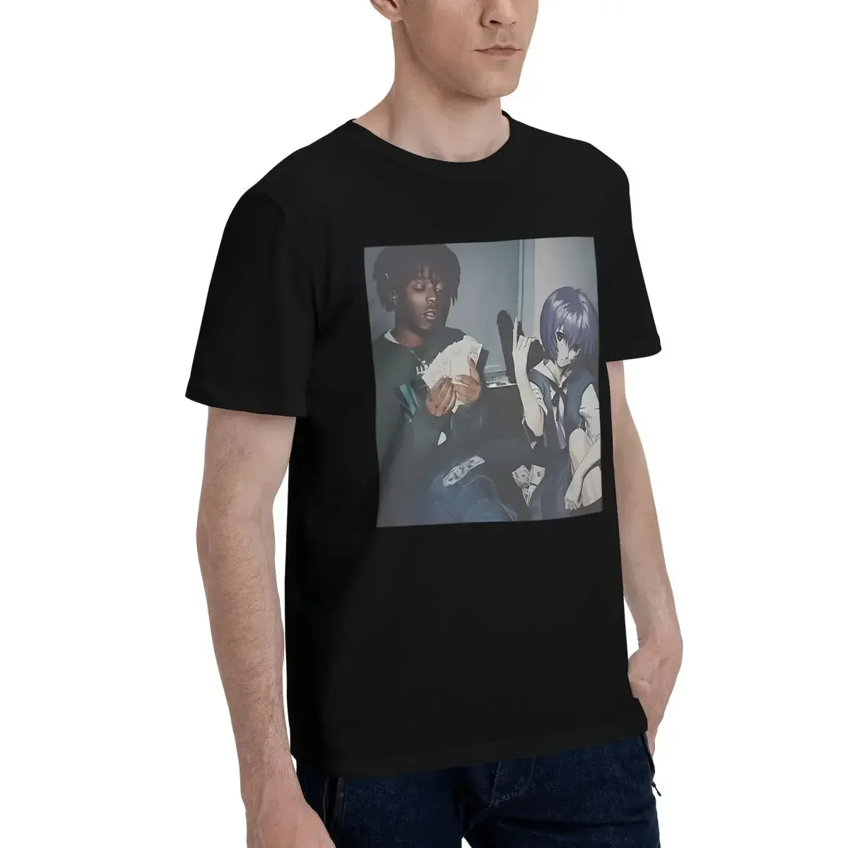 Rei Ayanami Thug Meme 100% Cot - Summer Clothing Deals review and price