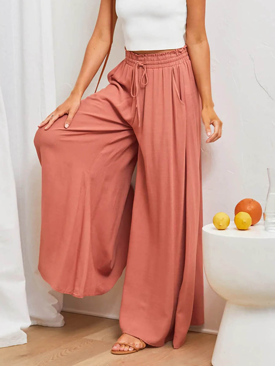 Women High Waist Wide Leg Pant - Palazzo Pant Wide review and price