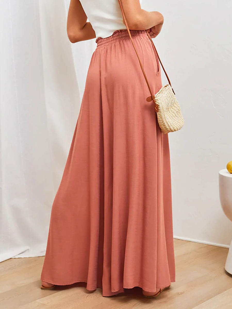 Women High Waist Wide Leg Pant - Palazzo Pant Wide review and price