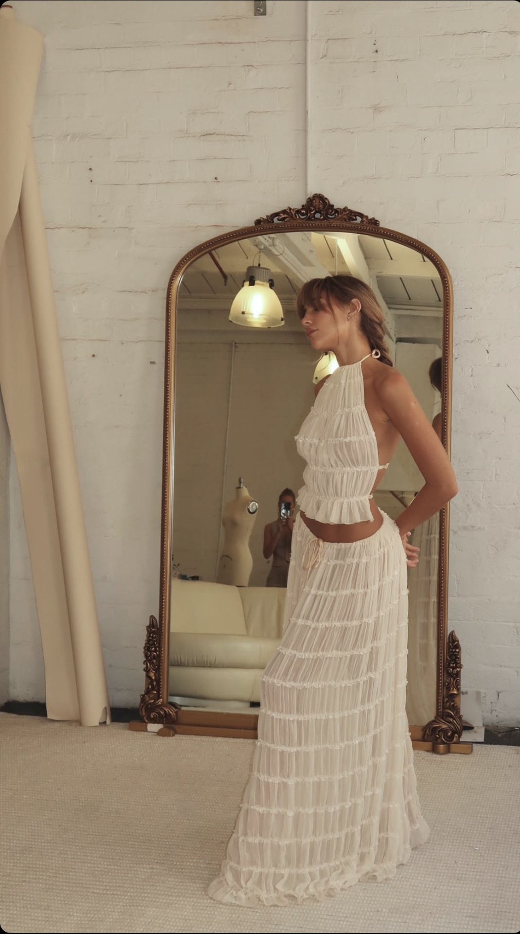 Fashion Halter Neck Long Skirt - Summer Clothing Zara review and price