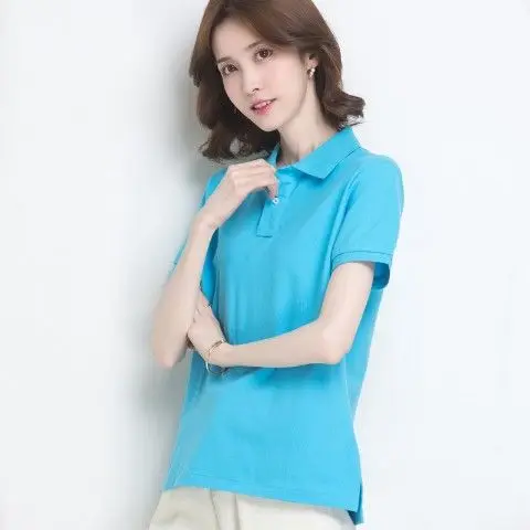 Polo Neck Shirt for Women Plai - Summer Clothing Trends 2025 Women'S review and price