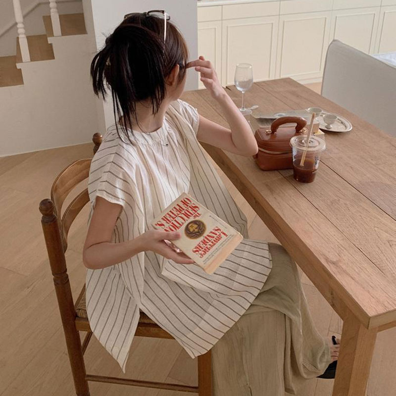 Casual  Striped Blouse Women's - Summer Clothing Drop review and price