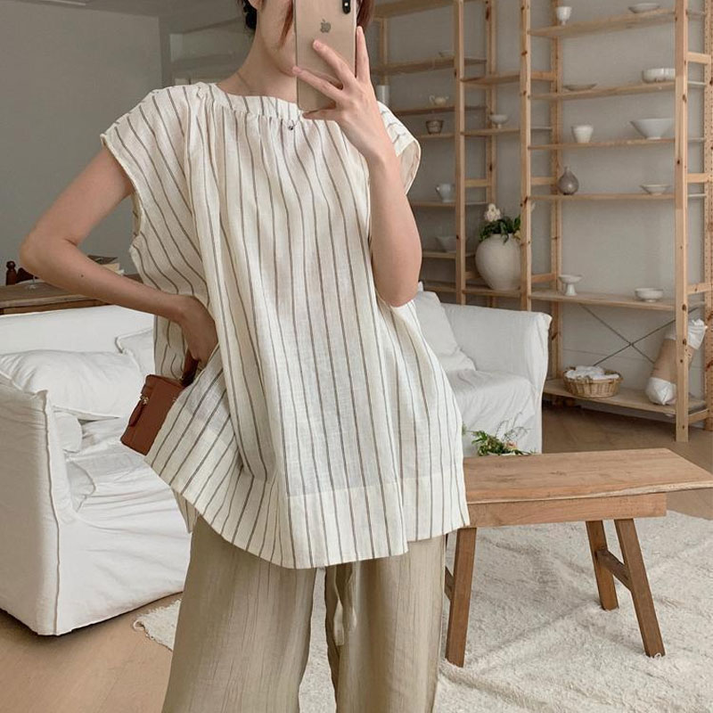 Casual  Striped Blouse Women's - Summer Clothing Drop review and price