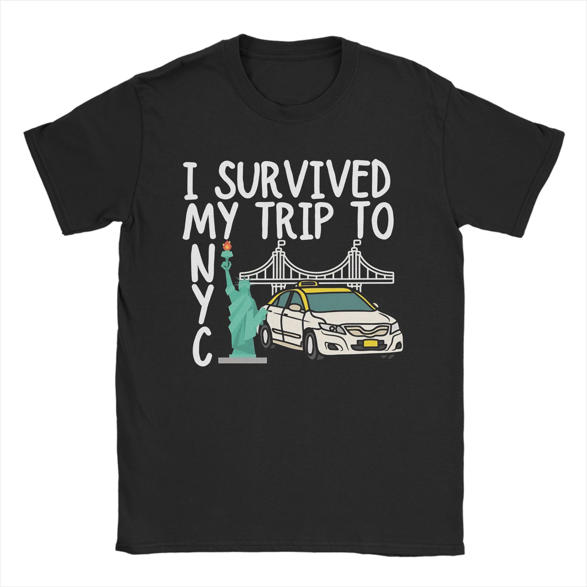 Vintage I Survived My Trip To  - Summer Clothing Nyc review and price
