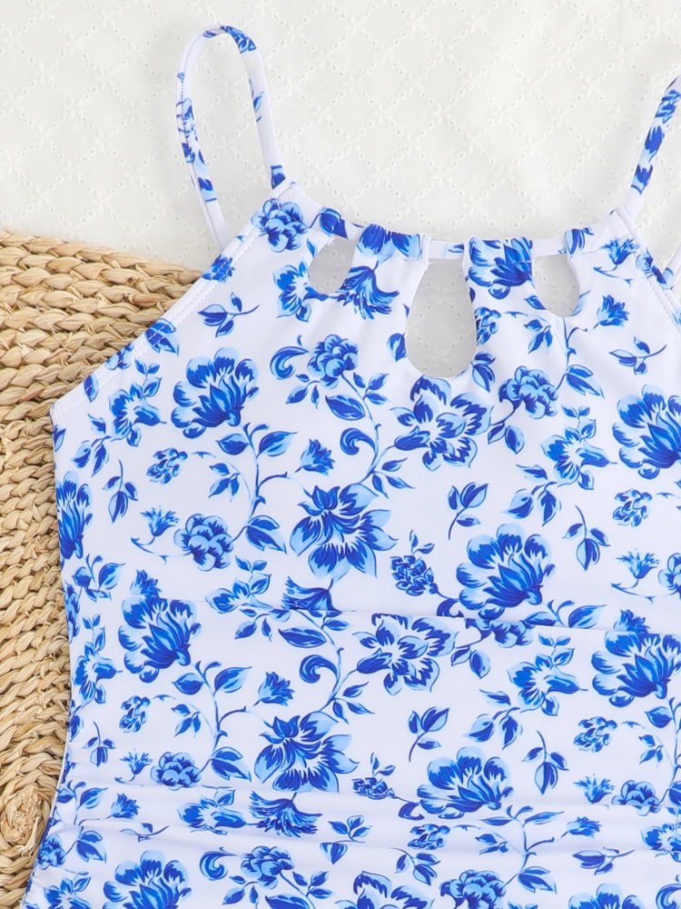 One Piece Girls Kids Swimsuit  - Swim Cover Up Mesh review and price