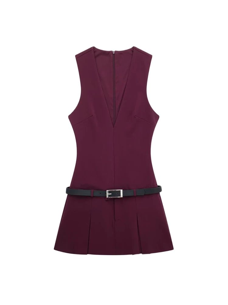 Sleeveless Pleated Mini Dress  - Summer Clothing Zara review and price