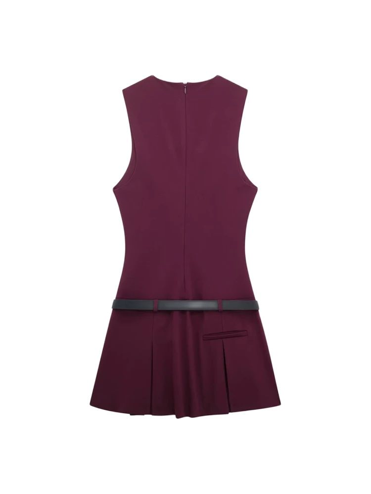 Sleeveless Pleated Mini Dress  - Summer Clothing Zara review and price